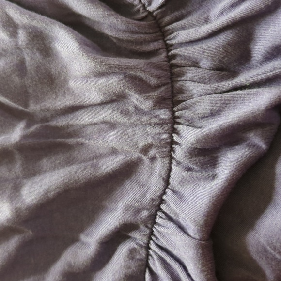 Bright purple cotton knit dress - Picture 6 of 6